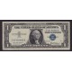 ESTADOS UNIDOS 1957 BILLETE DE U$ 1 SELLO AZUL